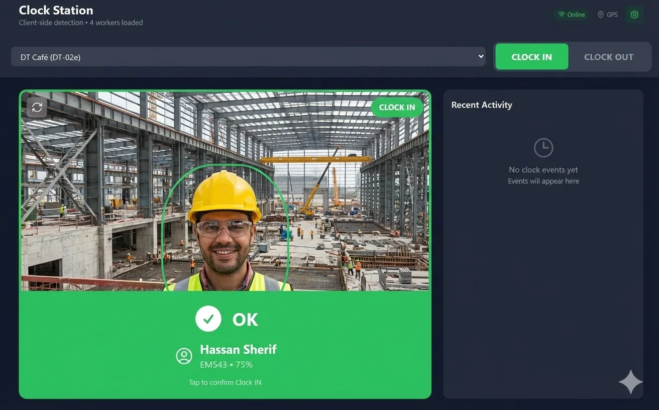 Face Recognition - Verified Employee